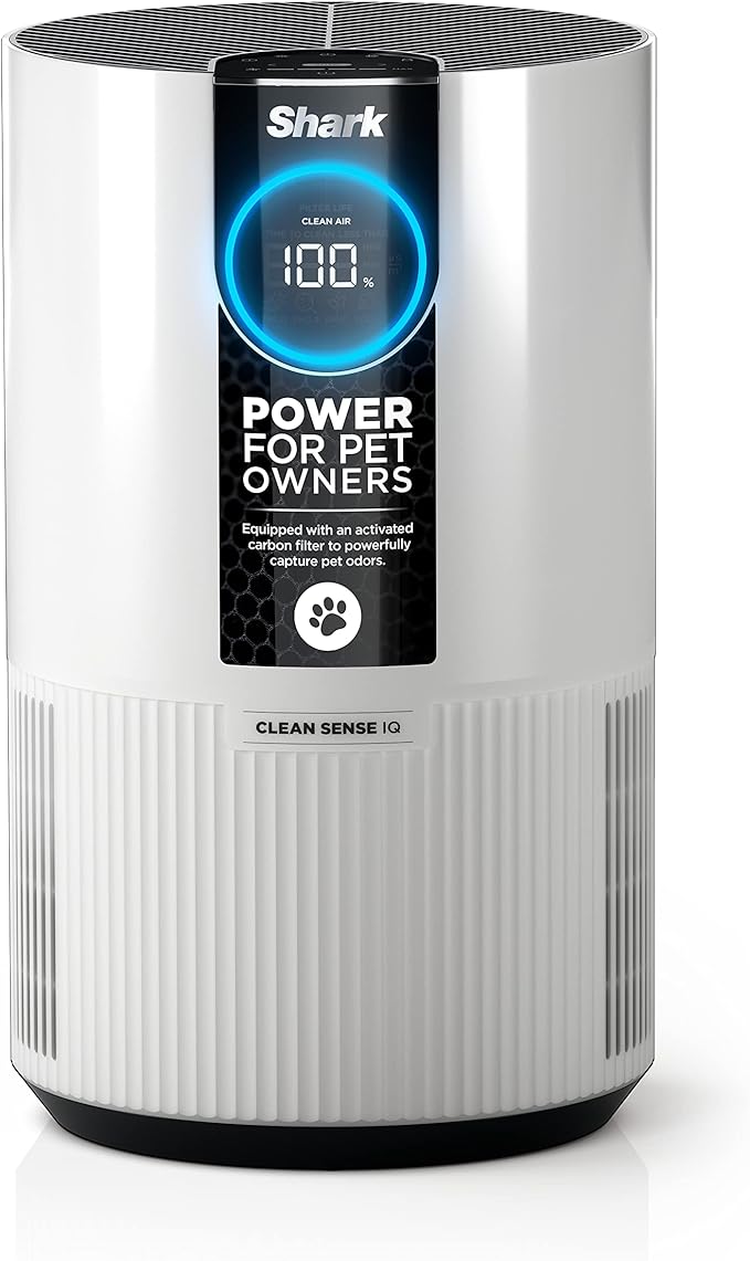 Shark Air Purifier for Home, Clean Sense, for Bedroom, Home Office, by Shark