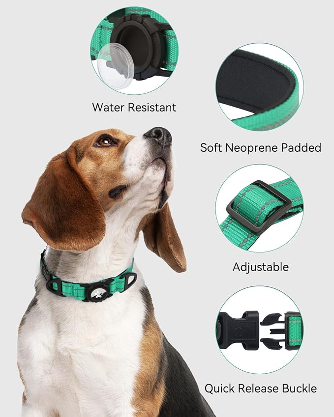 Joytale Airtag Dog Collar, Reflective Pet Collar - Image 7