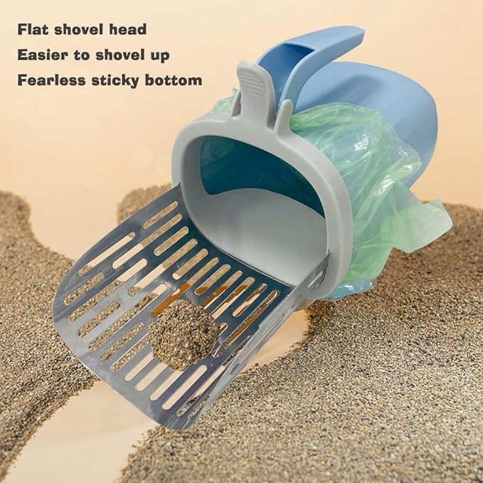 Cat Litter Scoop, Large Capacity Mess-Free Cat Litter Scooper - Image 3
