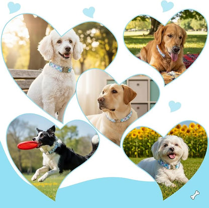 Cotton Collar for Dog，Soft Adjustable Dog Collars for Medium Dogs, Cute Dog - Image 6