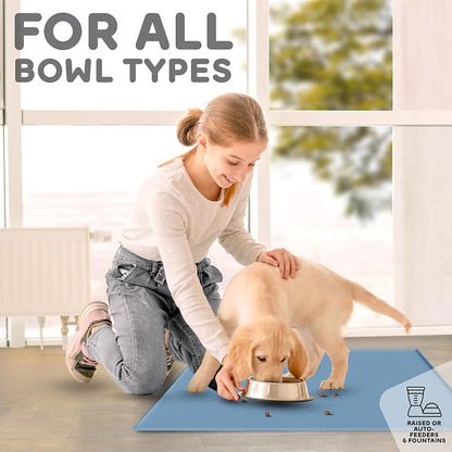 Dog Food Mat - Raised Edges Dogs Mat - Image 6