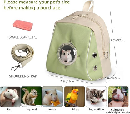 Hamster Carrier, Suitable for Sugar Gliders, Parrots and Other Small Pets - Image 3