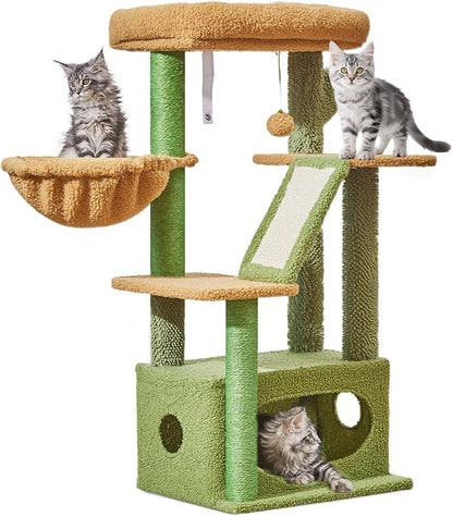 Taoqimiao Cat Tree, 38.5-Inch Cat Tower by Taoqimiao