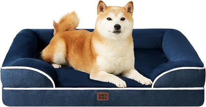 EHEYCIGA Orthopedic Dog Beds for Large Dogs, Waterproof Memory Foam Large Pet by EHEYCIGA