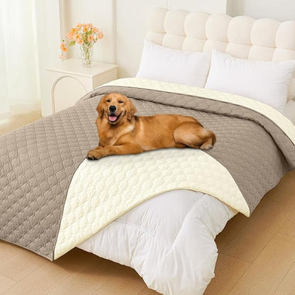 Smiry Waterproof Dog Bed Cover Blanket, Soft Reversible Pet Blanket, Washable by Smiry