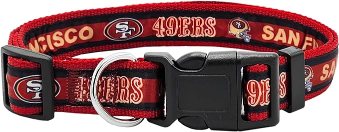 New & Improved Pets First NFL Licensed PET Collar- Heavy-Duty, and Durable New by PETSFIRST