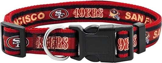 New & Improved Pets First NFL Licensed PET Collar- Heavy-Duty, and Durable New by PETSFIRST