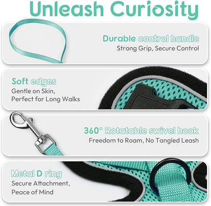 Dooradar Cat Harness and Leash Set, Escape Proof Safe Adjustable Kitten Vest - Image 7