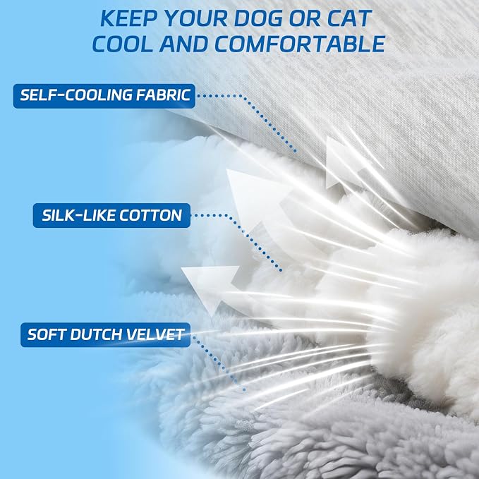 Dog Cooling Mat Self Coolings Foldable Cooling Pad - Image 3
