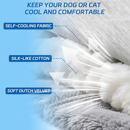 Dog Cooling Mat Self Coolings Foldable Cooling Pad - Image 4