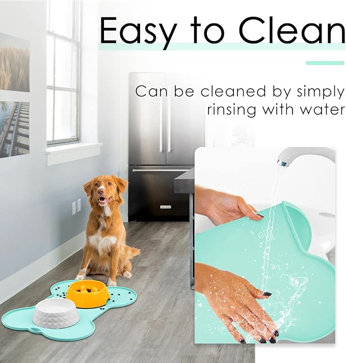 Super Design Dog Food Mat Dog Bowl Mat - Image 4