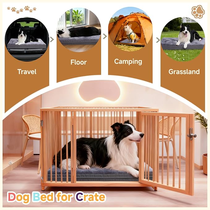 Waterproof Dog Bed for Crate - Image 6