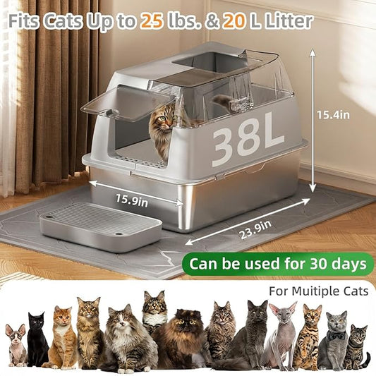 Stainless Steel Litter Box - Image 2