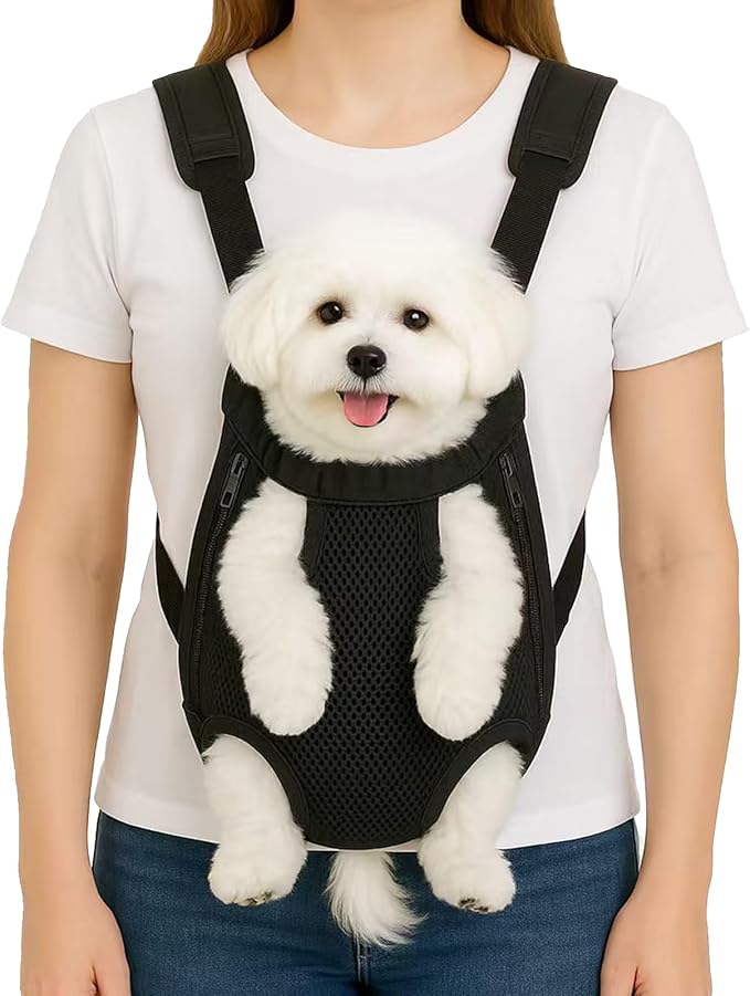 Mosago Dog Backpack Carrier, Adjustable Pet Front Carriers, Legs Out Carrying by Unknown