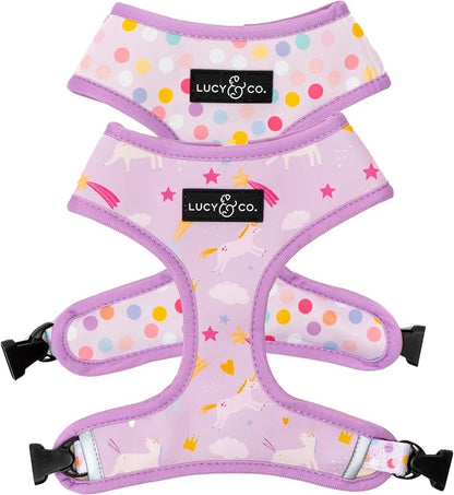 Lucy & Co. Cute Reversible Dog Harness Walking Halter by LucyCo