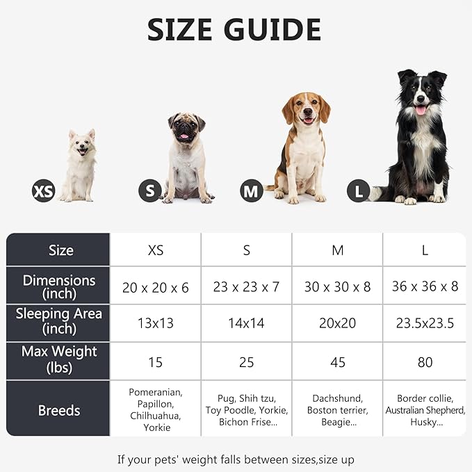 MIXJOY Orthopedic Dog Bed Comfortable Donut Cuddler Round Pet Beds Ultra Soft - Image 6