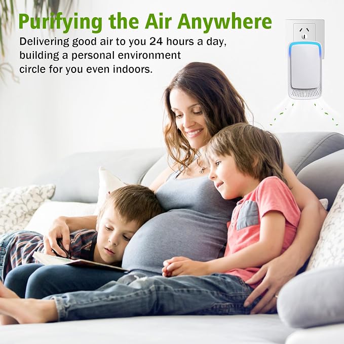 2026 New 6 Pack Plug In Air Ionizers-Negative Ion Air Purifier - Image 3