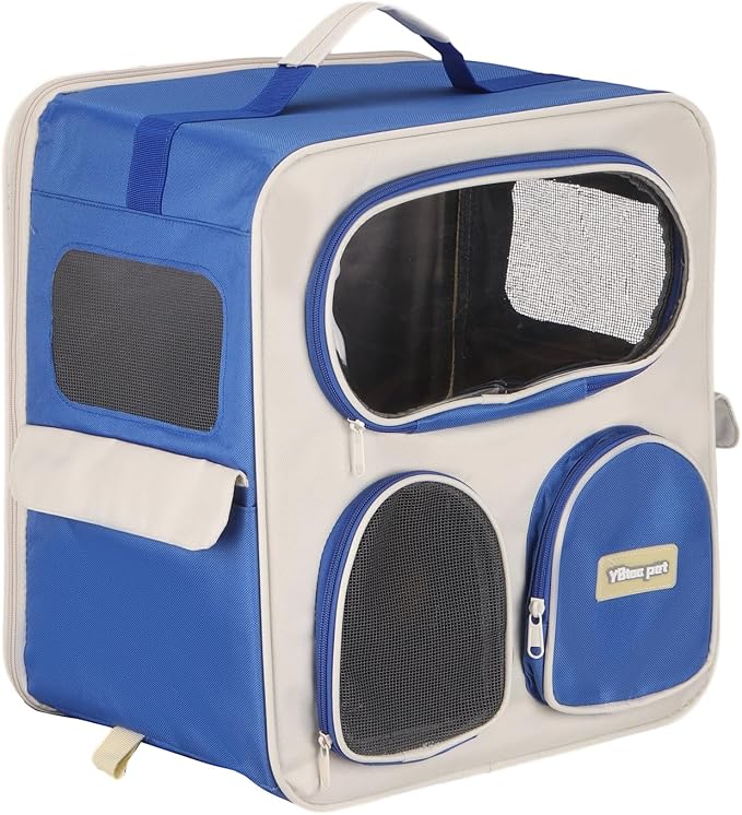 Pet Backpack Carrier, Portable and Ventilated, Nylon Dogs Cats and Small by Unknown
