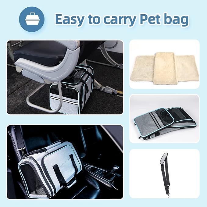 Cat/Dog Airline Approved Expandable Pet Carrier - Image 5