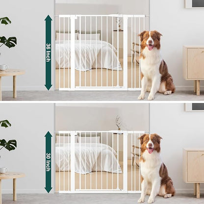 keny 36" Extra Tall Baby Gate for Doorways, Fits Openings 29.7" to 46" Wide - Image 3
