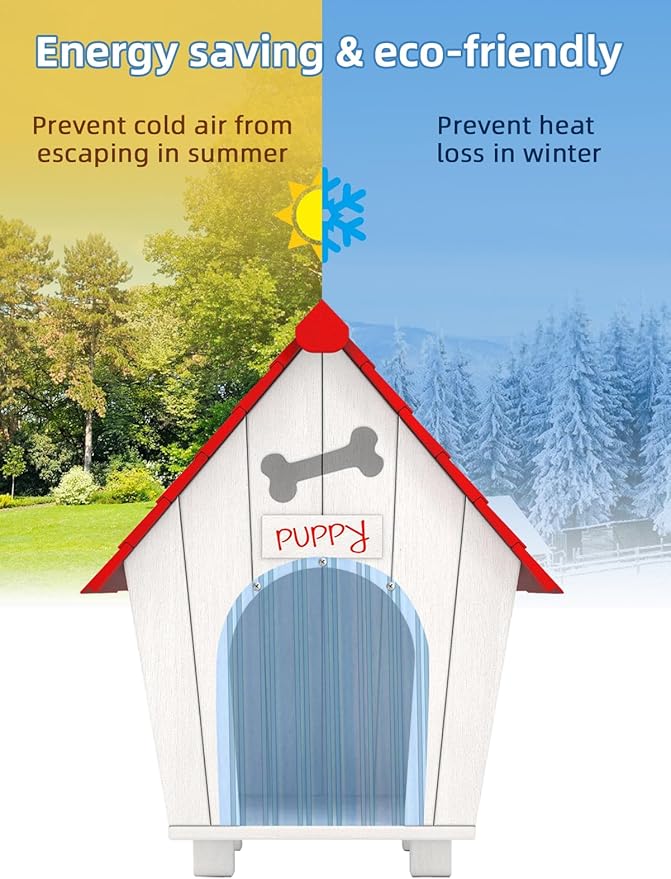 MEWTOGO 15.7 in x 4.9 ft Dog Door Replacement Flaps - Image 3