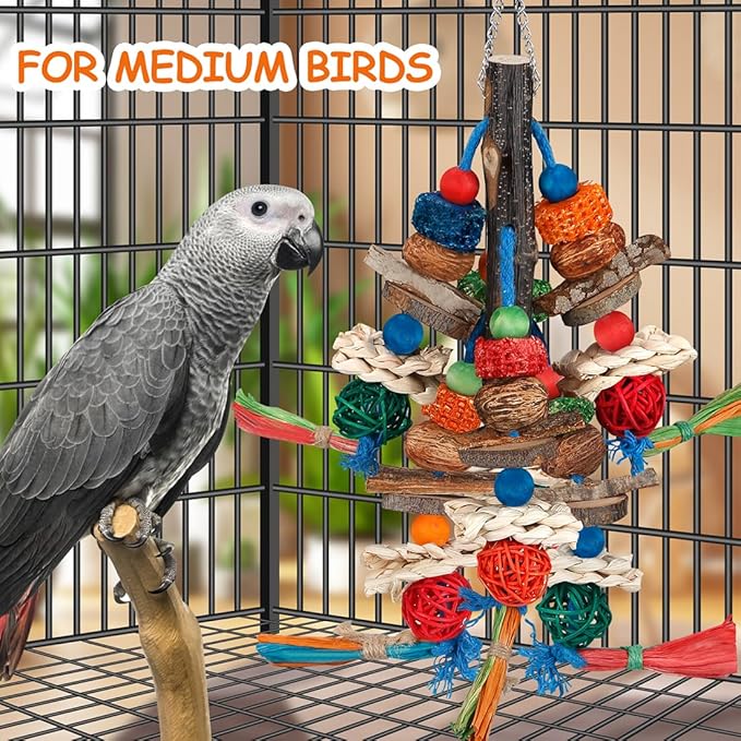 Bird Toys, Parrot Toys Exciting Chewing Fun - Image 3
