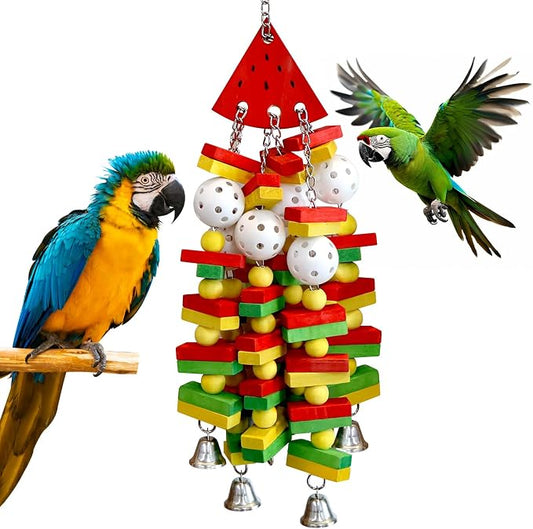 Bird Toys for Parrots Medium Large Bird Parrot Toy for Cockatoos, Cockatiels by Unknown