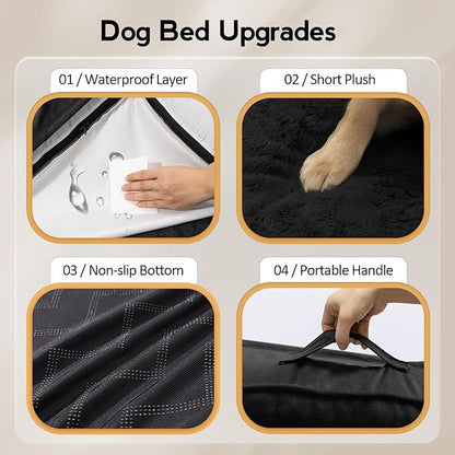Large Orthopedic Dog Bed with Sides XXXL Dog Beds with Removable Washable Cover - Image 5
