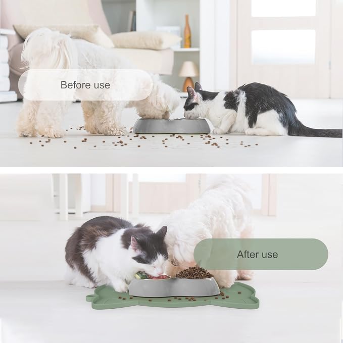 Coomazy Avocado Non-Slip Cat & Dog Feeding Mat - Image 4