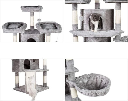 Hey-brother XL Size Cat Tree, 73.4 inch Cat Tower - Image 4