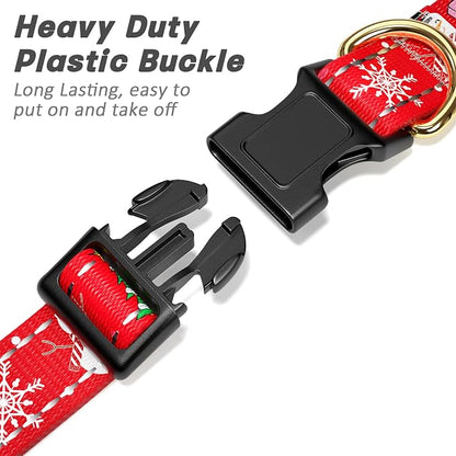 Reflective Dog Collar, Cute Christmas Style Dog Collars - Image 4