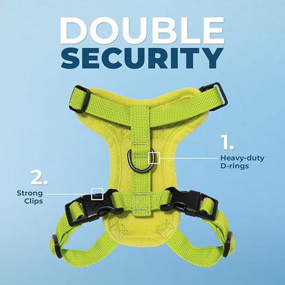 Voyager Escape-Proof Step-in Lock Cat Harness & 5ft Neoprene-Handle Leash Set - Image 2