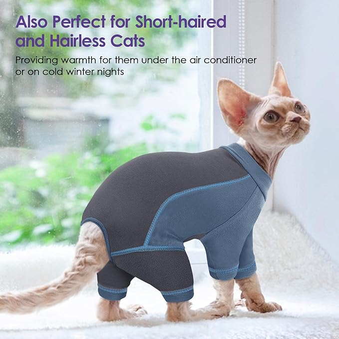 SUNFURA Hair Sticky Cat Clothes, Cat Sweater - Image 7