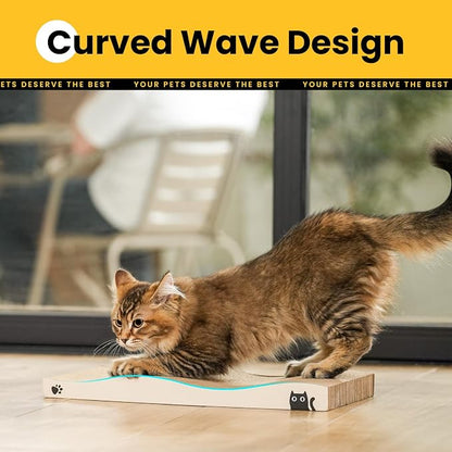 Cat Scratcher, Durable Scratch Pad, Corrugated Cardboard Scratching Board - Image 3