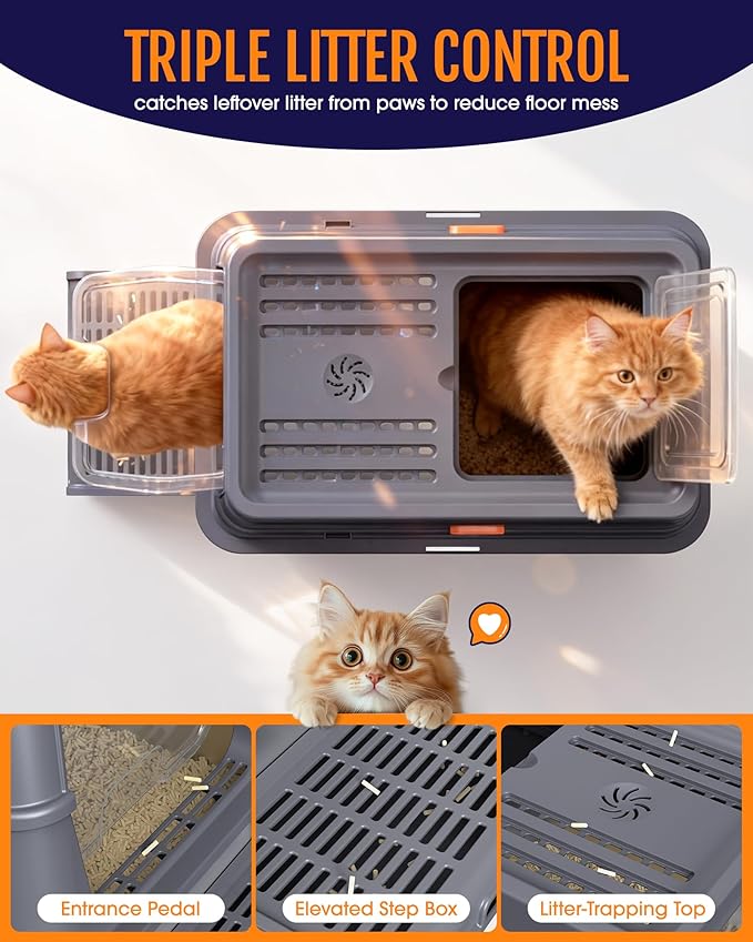 Cat Litter Box - Stainless Steel Litter Box - Image 2