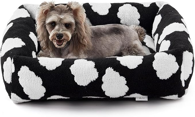 JOEJOY Small Dog Bed for Small Dogs, Rectangle Washable Orthopedic Dog Bed by JOEJOY