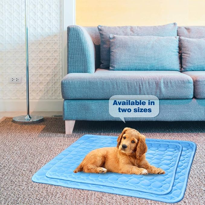Washable Dog Cooling Mat Ice Silk Cooling Mat - Image 4