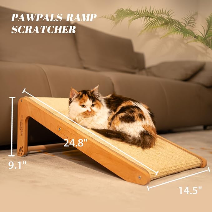CHEERHOME PETS Sisal Cat Scratcher Ramp - Image 6