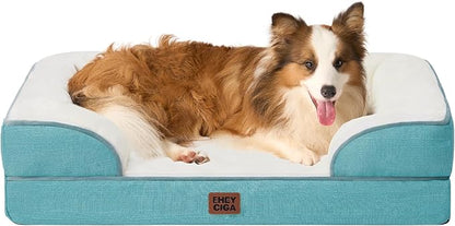EHEYCIGA Orthopedic Dog Beds for Large Dogs, Waterproof Memory Foam Large Dog by EHEYCIGA