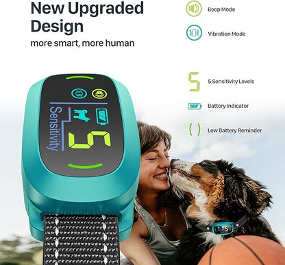 Dog Bark Collar for Large Medium Small Dogs, Rechargeable Smart Bark Collar - Image 2