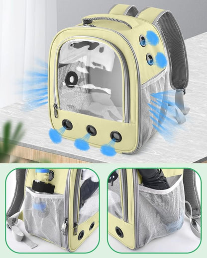 Guinea Pig Carrier Backpack, Portable Rabbit Travel Carring Bag - Image 4