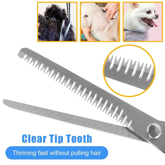 Pet Grooming Kit with Pet Shedding Slicker Brush, Bath Massage - Image 3