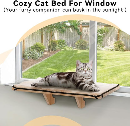 PETSFIT Cat Window Perch for 2 Cats, Adjustable Cat Hammock - Image 6