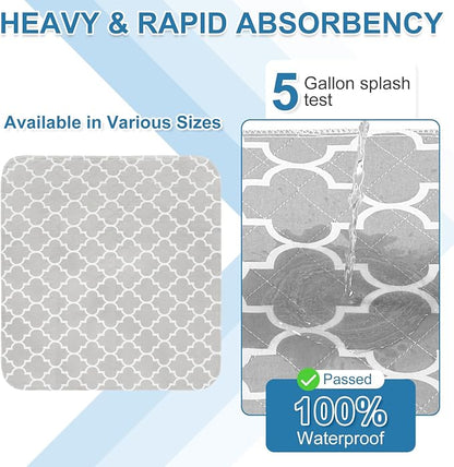OUTCREATOR® Washable Bed Pads 34" x 36", Incontinence Mattress Protector - Image 2