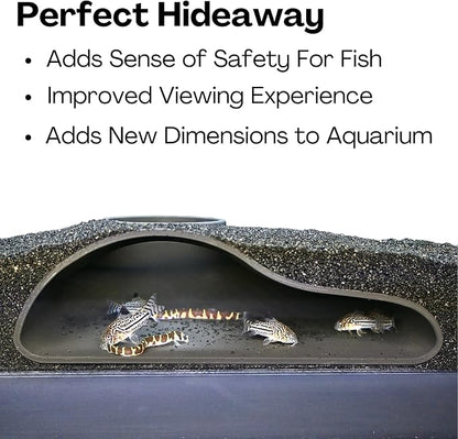Aquarium Underground Tunnel Cave Natural Curve | Viewing Fish & Shrimp Under - Image 4