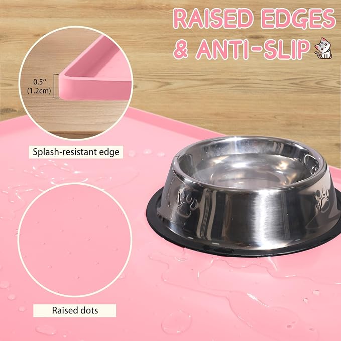 MateeyLife Silicone Cat & Dog Food Mat - Image 3