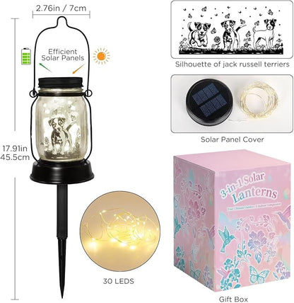 Jack Russell Terrier Gifts for Women/Men Jack Russell Terrier Solar Lanterns - Image 7