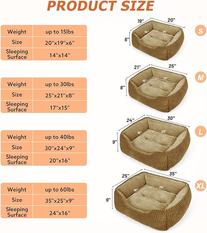 MIXJOY Rectangle Washable Orthopedic Dog Bed - Image 4