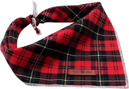 Lionet Paws Christmas Dog Bandana Washable Cotton Handkerchief Scarf Triangle - Image 5