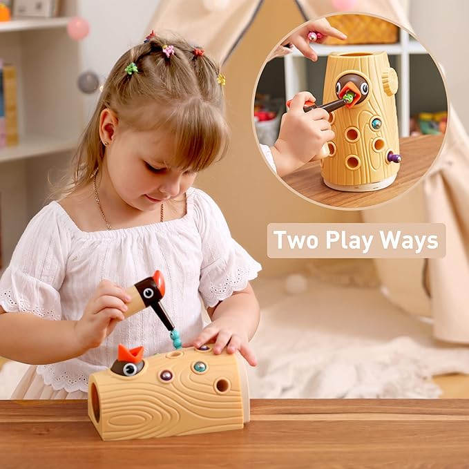 TOP BRIGHT Montessori Toys for 2 Year Old Girl and Boy, Fine Motor Skills - Image 4